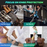 Compression Knee Braces 2-Pack for Sports Support