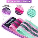 Honmein 3-Level Resistance Bands Set for Workouts