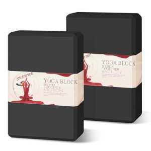 Premium EVA Yoga Blocks 2 Pack - Non-Slip