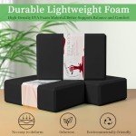 Premium EVA Yoga Blocks 2 Pack - Non-Slip