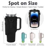 Stylish Neoprene Water Bottle Carrier Bag with Strap