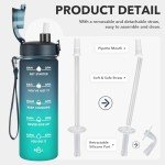 Enerbone 24 oz Motivational Fitness Water Bottle