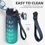 Enerbone 24 oz Motivational Fitness Water Bottle