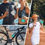 Enerbone 24 oz Motivational Fitness Water Bottle