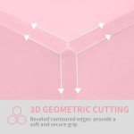 Sturdy Non-Slip Yoga Blocks 2 Pack - Pink