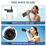 Wide Mouth Straw Lid for Hydroflask Bottles