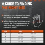 Lusper Full Palm Workout Gloves for Men & Women