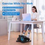 MERACH Portable Under Desk Elliptical for Home Use