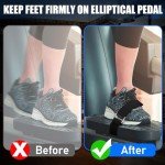 Adjustable Elliptical Trainer Straps for Home Fitness