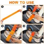 Elliptical Pedal Straps for Under-Table Exercise