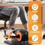 Elliptical Pedal Straps for Under-Table Exercise