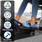 Adjustable Elliptical Trainer Straps for Home Fitness