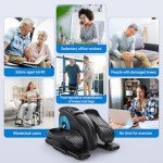 MERACH Portable Under Desk Elliptical for Home Use