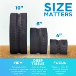 Chirp Wheel Foam Roller Set for Back Pain Relief