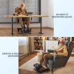 Portable Under Desk Elliptical Machine for Seniors