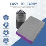 Microfiber Non-Slip Yoga Towel for Hot Yoga
