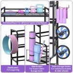 Highpro Dumbbell and Yoga Mat Storage Rack