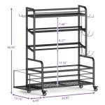 Highpro Dumbbell and Yoga Mat Storage Rack