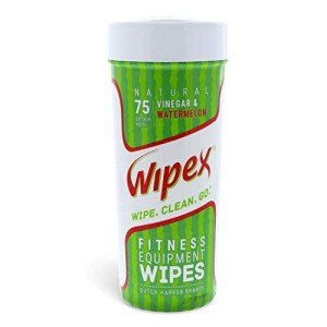 Wipex Fitness Equipment Cleaner Wipes - 75 Count