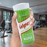 Wipex Fitness Equipment Cleaner Wipes - 75 Count