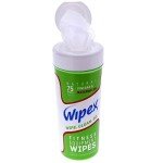 Wipex Fitness Equipment Cleaner Wipes - 75 Count
