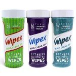 Wipex Fitness Equipment Cleaner Wipes - 75 Count