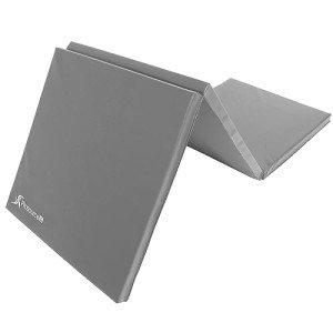 ProsourceFit Tri-Fold Thick Exercise Mat - Grey