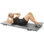 ProsourceFit Tri-Fold Thick Exercise Mat - Grey