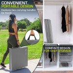 ProsourceFit Tri-Fold Thick Exercise Mat - Grey