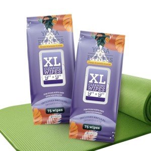 Extra-Large Lavender Scent Fitness Equipment Wipes