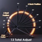 GOIMU Foldable Weight Bench for Home Gym, Adjustable Backrest with 6 Position, 660LBS Weight Capacity, Multi-Purpose Workout Bench with Pull Strap for Bench Press