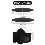 Abeillo Arch Support Sleeves for Plantar Fasciitis Relief, Adjustable Compression Bands with 4Pcs Removable Arch Support Pads for Flat Feet High,Foot Swelling,Feet Pain Relief Fits Men and Women