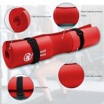 J Bryant Barbell Pad Set with 2 Ankle Straps for Cable Machines, Hip Resistance Band, Weight Lifting Straps, Thick Cushion Hip-Thrusts Pad with Carry Bag for Squats Bench Press Workout