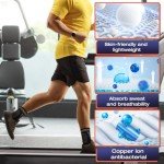 Copper Ankle Brace for Men & Women - (1 Pair) Ankle Compression Sleeve, Compression Support for Plantar Fasciitis, Achilles Tendonitis, Ankle Pain, Neuropathy, Swelling - Ideal for Everyday Use（XL）