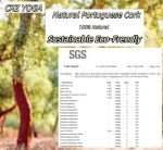 Cork Yoga Blocks 2 Pack, Premium Portuguese Yoga Bricks, High Density Yoga Block with Non Slip Surface, Eco-Friendly Yoga Accessories, Ideal for Yoga, Pilates, Stretching