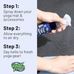 Vapor Fresh Yoga Mat Spray - Eucalyptus Lavender - Cleaner and Deodorizing Spray for Yoga Blocks and Equipment - Plant Based Ingredients, 6oz (1-Pack)