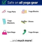 Vapor Fresh Yoga Mat Spray - Eucalyptus Lavender - Cleaner and Deodorizing Spray for Yoga Blocks and Equipment - Plant Based Ingredients, 6oz (1-Pack)