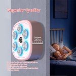 LQQKE 2024 Music Boxing Machine Pink Music Boxing Machine with Gloves, Wall Mounted Smart Music Boxing Machine Pink, Music Boxing Pink Workout Boxing Punching Machine for Home, Indoor and Gym