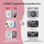 LQQKE 2024 Music Boxing Machine Pink Music Boxing Machine with Gloves, Wall Mounted Smart Music Boxing Machine Pink, Music Boxing Pink Workout Boxing Punching Machine for Home, Indoor and Gym