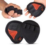 Royal Coalition Neoprene Grip Pads Lifting Grips, The Alternative to Gym Workout Gloves, Lifting Pads for Weightlifting, Calisthenics & Powerlifting, No More Sweaty Gym Gloves (Black Red)