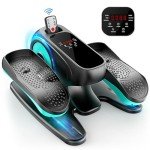 TIAXWUS Under Desk Elliptical Machine, 10 Modes Ellipse Leg Exerciser as Seen on tv, Elliptical Training Machines with Remote, Seated Elliptical Machine for Home Office Gym Workout Equipment