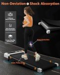 Walking Pad Treadmill, Walking pad with Incline,2 in 1 Walking pad for Walking and Jogging, 2.5HP Compact Treadmill for Home Office with Remote Control, LED Display