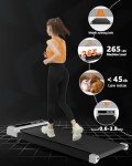 Walking Pad Treadmill, Walking pad with Incline,2 in 1 Walking pad for Walking and Jogging, 2.5HP Compact Treadmill for Home Office with Remote Control, LED Display