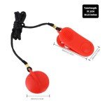 Generic The Safety Key of The Treadmill is Circular and Universal, with Strong Magnetic Force That Will not Fall Off, red