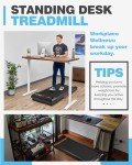 Incline 2 in 1 Under Desk Walking Pad Treadmill for Apartment Office Home,300+ lbs Capacity & Voice Controlled Smart Treadmills 2.5HP Quiet Running Jogging Machine Works with ZWIFT KINOMAP