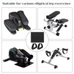 Rainmae Ellipse Leg Exerciser Machine Non-Slip Mat with Pedal Straps, Apply to Under Desk Elliptical Peddler While Sitting, Perfect for Leg Training Seated Foot Pedal Exerciser Equipment Protect Floor