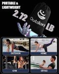OUTDOXY Resistance Bands, Pull Up Assistance Bands Set of 5, with Door Anchor for Men & Women, Heavy Duty Stretch Exercise Bands, Resistance Bands for Working Out, Muscle Training