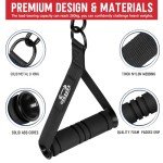Heavy Duty Exercise Handles, Gym Handles for Cable Machine Attachment, Grip Gym Equipment, Resistance Bands, and Weight Lifting (Set of 2)