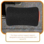 Foam Foot Pads Rollers Set- 4 Pcs Buffer Tube Cover Barbell Cushion Pad Foam Roller Exercise Equipment Gym Replacement Parts for Leg Extension Weight Bench