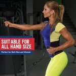 Heavy Duty Exercise Handles, Gym Handles for Cable Machine Attachment, Grip Gym Equipment, Resistance Bands, and Weight Lifting (Set of 2)